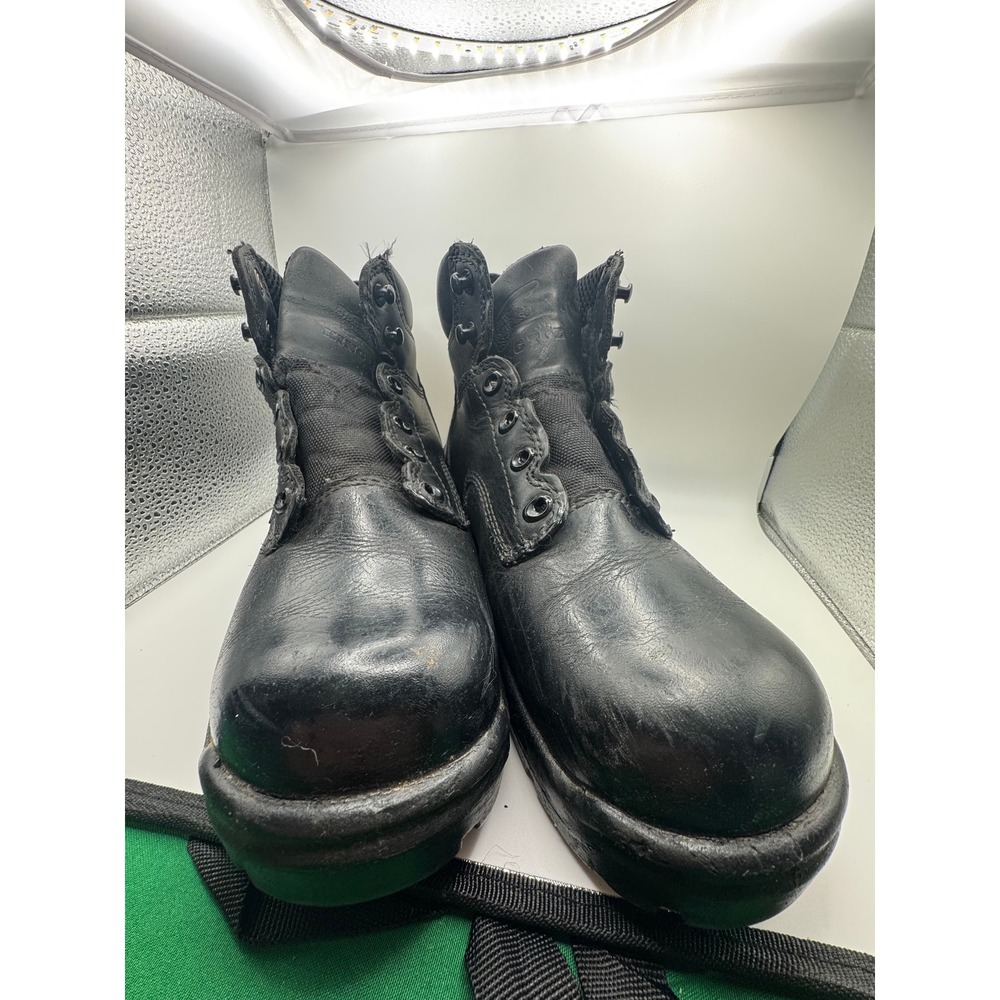Red Wing King Toe Mens Black Leather Safety Toe Work Boots 2240 Size 8.5 Wide